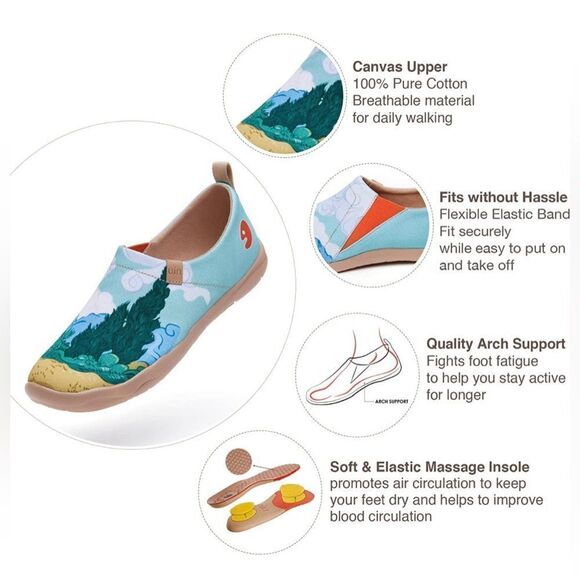 COPY - UIN Women's The National Gallery&uin Collaborative Collection Shoes(Van … - Picture 6 of 7